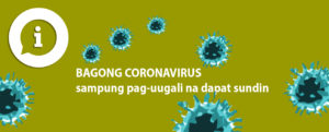 traduzione lingua filippina decalogo coronavirus