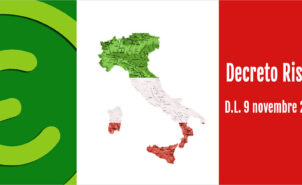 Bandiera italiana e Decreto Ristori Bis